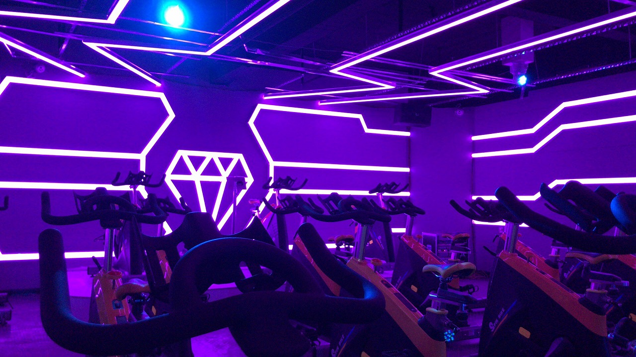 內蒙古烏海動嵐健身房加盟店面裝修展示